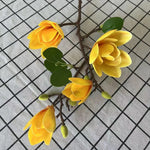 bouquet fleurs artificielles tulipe violet rose vert décoration maison mariage anniversaire baby shower pendaison