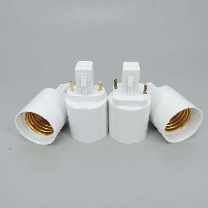 adaptateur ampoule g23 g24 e27 blanc moderne abs led ac 110v 220v