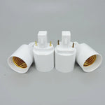adaptateur ampoule g23 g24 e27 blanc moderne abs led ac 110v 220v