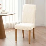 housses chaise moderne gris rayures ondulées polyester élasthanne unies mariage banquet