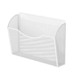 porte documents mural blanc moderne maille fine clips suspension chambre rangement articles divers