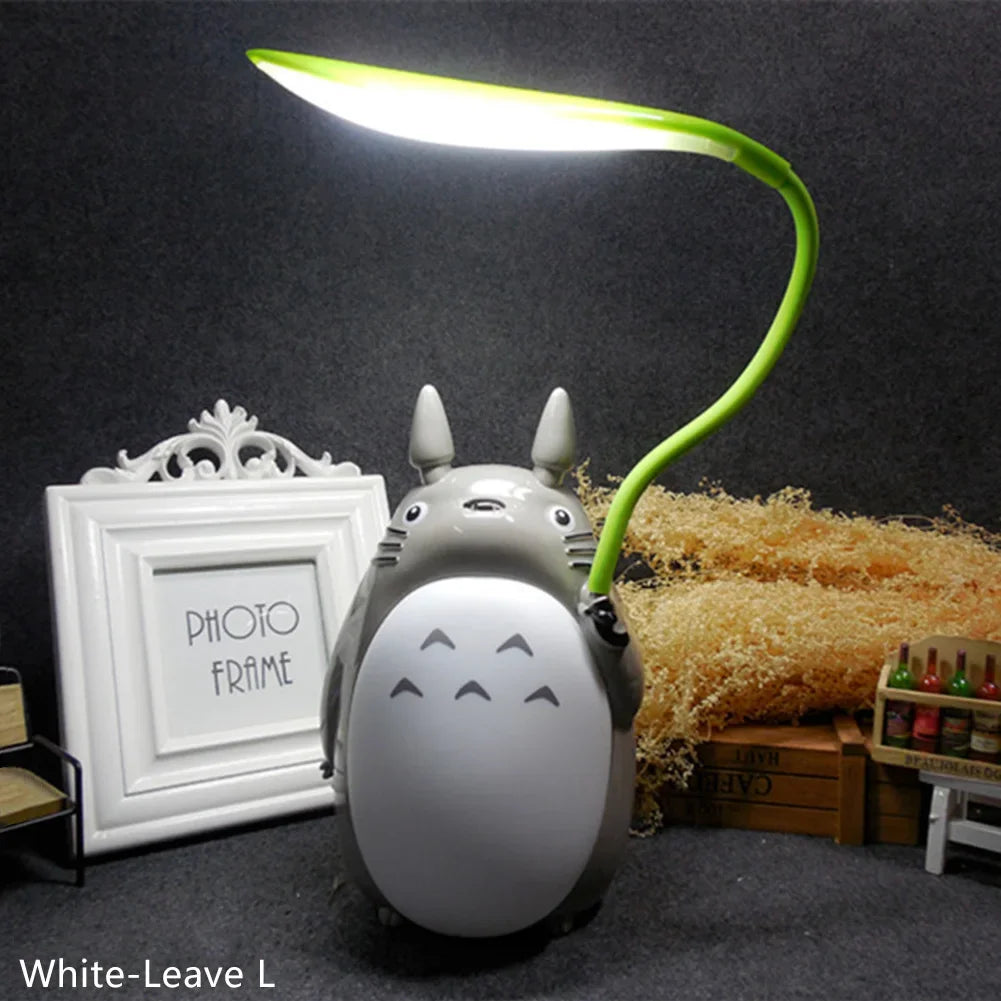 veilleuse table led totoro gris moderne rechargeable usb enfant chambre decor