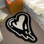 tapis créatif dessin animé feuilles monstera animaux adhésif imperméable antidérapant intérieur enfant polyester PVC