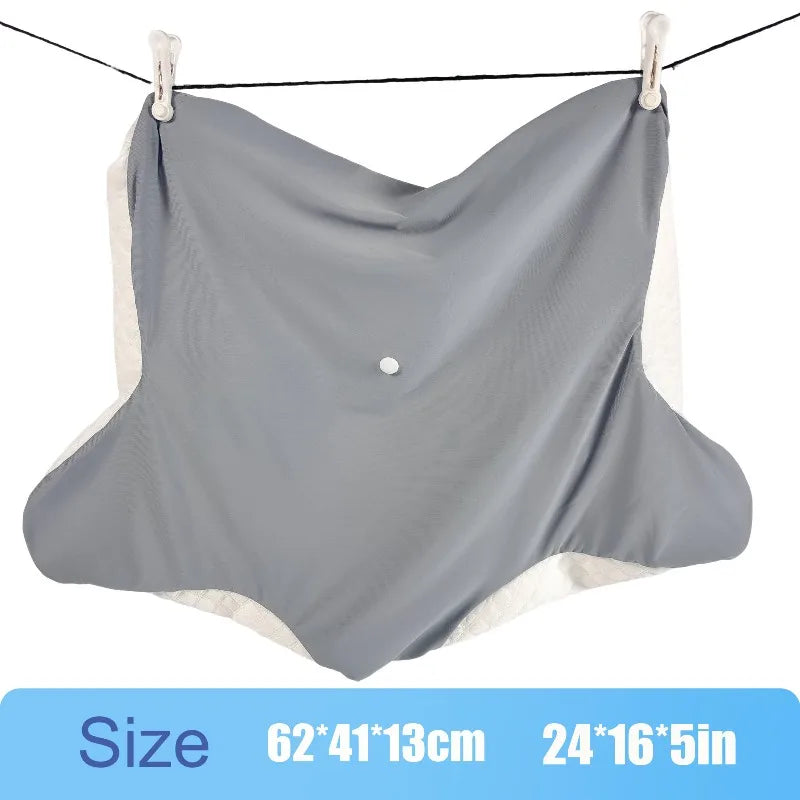 taie d'oreiller mousse mémoire forme coussin ergonomique bleu gris contemporain