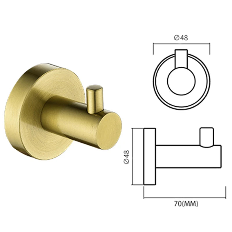 porte serviettes mural moderne or argent noir bronze lisse brillant vis fixations incluses
