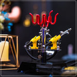 support airbrushes ventouses métallique industriel outils peinture portable rangement fourre tout artisanat bricolageDecoration