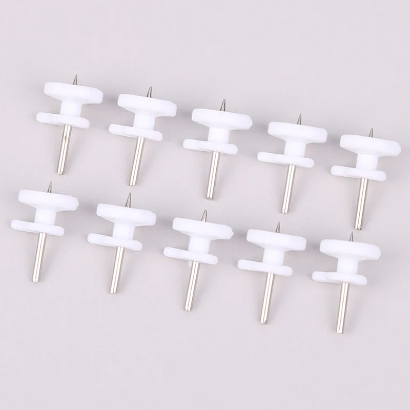 clous tapisser blancs classiques maison bricolage pack 50pcs invisible mural