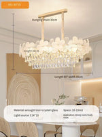 lustre moderne cristal blanc doré fleurs transparentes suspension chambre led 2000 82000lm