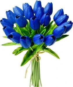 bouquet tulipes artificielles multicolores moderne vase transparent mariage décoration intérieure