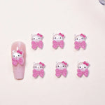 mini breloques résine hello kitty pomponpurin figurines décoratives personnages mignons rubans scrapbooking artisanal DIY