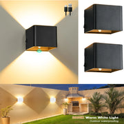 Applique murale sans fil à détecteur de mouvement LED rechargeable pour chambre escalier couloir