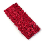 couronnes artificielles roses violet rouge bleu blanc jaunes intérieur décoration mariage anniversaire baby shower