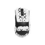 souris gaming noire or motif moderne caoutchouc sportif