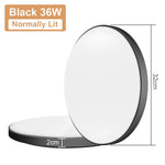 Lampe LED plafonnier moderne 220V 249 2000 flux lumineux blanc radar étanche IP55