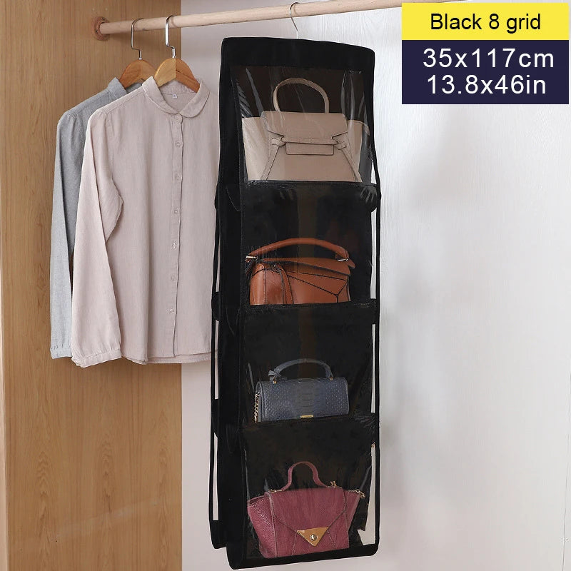 organisateur sacs armoire rangement réutilisable respectueux environnement moderne gris beige noir