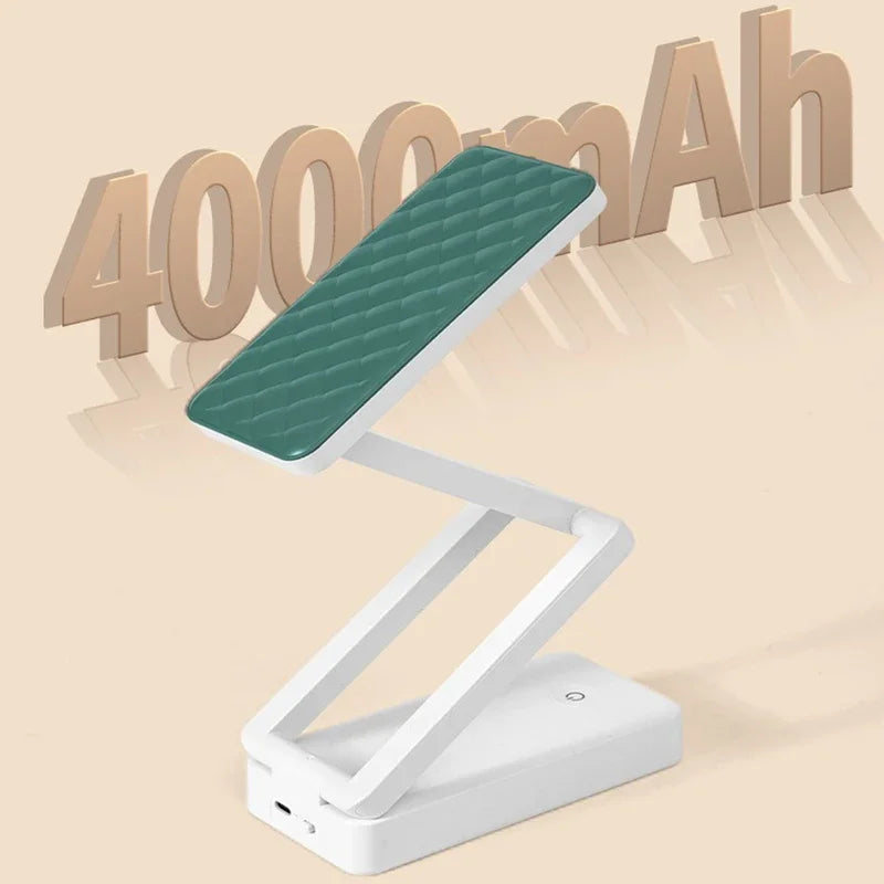 lampe table pliable moderne blanc plissé led rechargeable port usb.toucher interrupteur