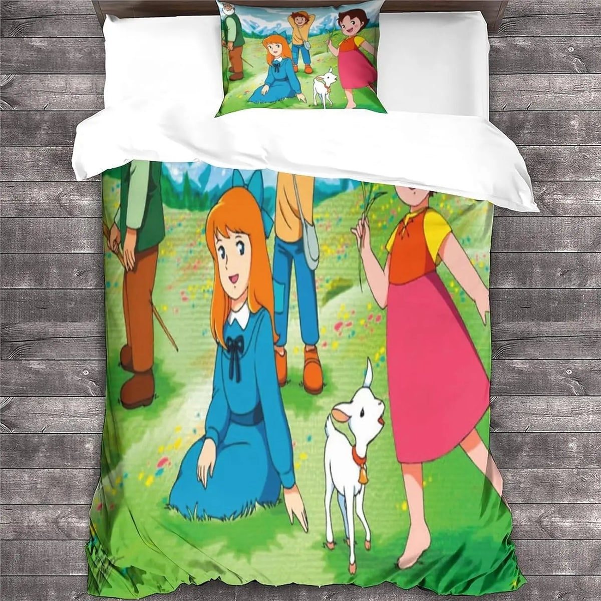 Housse de couette Heidi dans une chambre décorée avec style