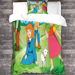 Housse de couette Heidi dans une chambre décorée avec style