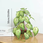 plantes artificielles feuilles vertes modernes sans pot extérieures 58cm 50cm