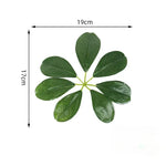 feuilles artificielles vertes plante décoration extérieure pièces plastique naturellement stylées chambre