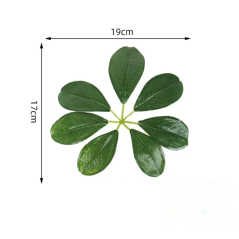 feuilles artificielles vertes plante décoration extérieure pièces plastique naturellement stylées chambre