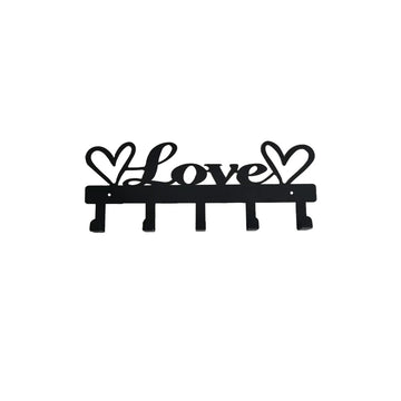 porte clés mural love vis coeurs moderne entrée couloir décoration murale cuisine