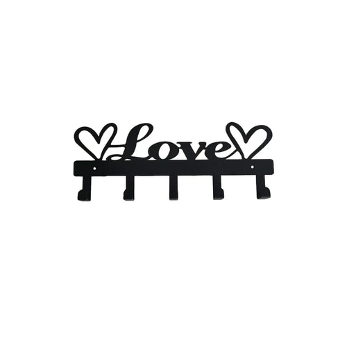 porte clés mural love vis coeurs moderne entrée couloir décoration murale cuisine