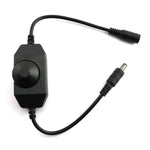 interrupteur rotatif led variateur noir blanc industrielle utilitaire 12v 24w connecteurs electriques cabling spiralé