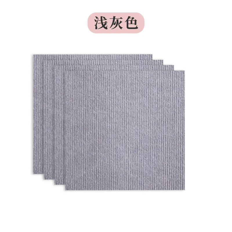 tapis modulaires texturés rayures verticales moderne adhésif sol pièce enfants salle jeux patio