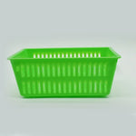 lot 10 petits paniers rangement plastique maille maison
