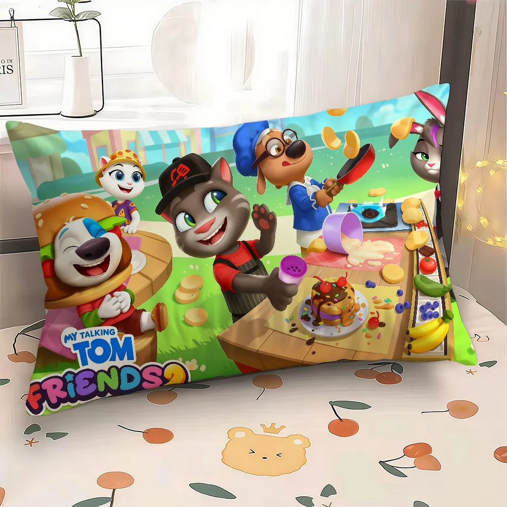 coussin double face moderne motif animaux cartoon multicolore 100 polyester opaques 30x50cm 40x60cm 48x74cm