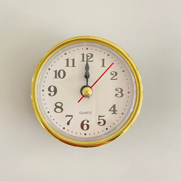 horloge murale quartz aiguille diy table desk vintage française fleur rouge