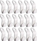 cintres suspension clips plastique moderne économie espace rangement chambre vêtements blanc bois naturel