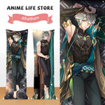 housse coussin dakimakura anime alhaitham genshin impact grande taille décoration lit chambre coton