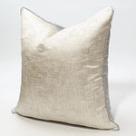 housse coussin décorative contemporaine beige clair tissu polyester carré sofa 30x50cm 45x45cm 50x50cm