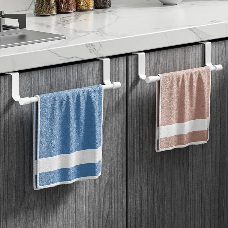 porte serviettes mural acier inoxydable noir blanc moderne minimaliste clips serviettes bleu rose salle