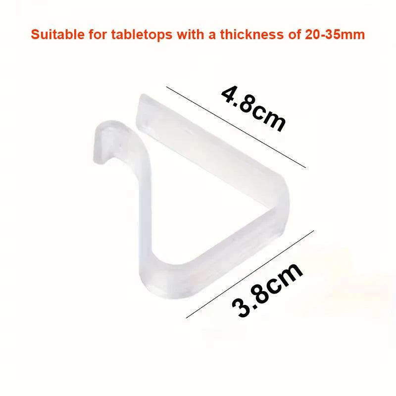 clips table transparents modernes pince maintien nappe intérieur extérieur set 12 pièces plastique