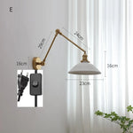 lampe murale moderne or blanc plissée cordon commande 29cm 16cm 24cm 14cm 30cm 17cm