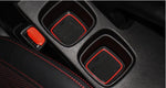 tapis sol voiture noir rouge texture carbone adhésif moderne suzuki sx4 cross 2014 2018