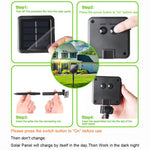 guirlande lumineuse solaire 100leds blanc multicolore moderne extérieure autoinstallation ip65 étanche festive jardin
