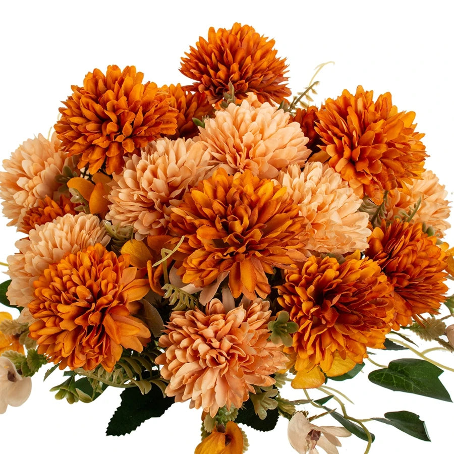bouquets fleurs artificielles gerbera bouquet orange rose rouge blanc bleu gris intérieur décoration maison