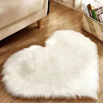 tapis fourrure synthétique blanc rose moderne 30cm 40cm 40cm 50cm 70cm 90cm
