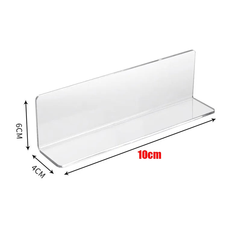 porte produits transparent adhésif moderne rangement cosmétiques salle bain anti chute espaces restreints