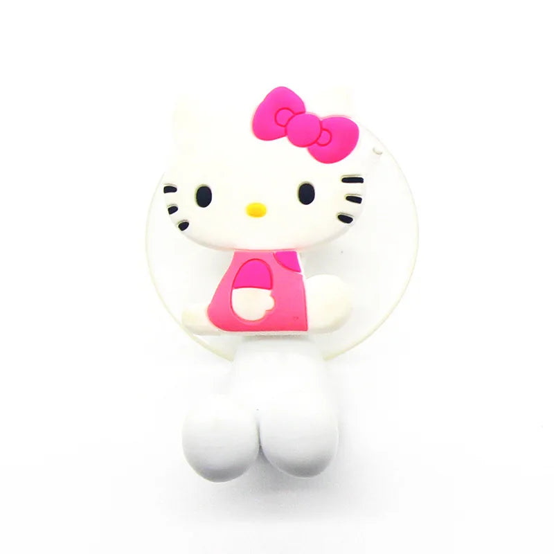 porte brosse dents animaux chatons pois adhésif mignon rose blanc gris