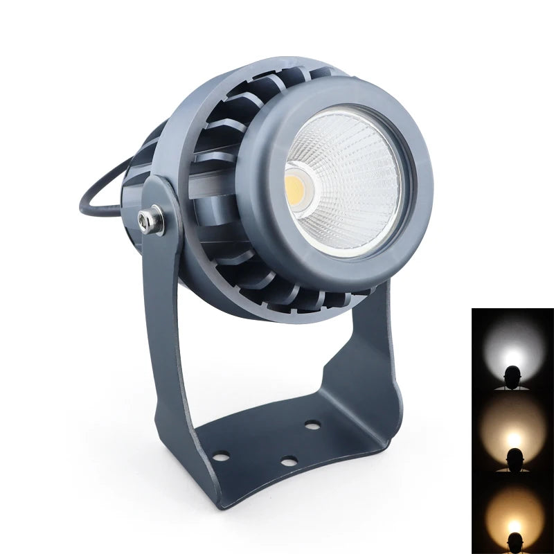 lampe sol extérieur led aluminium gris moderne étanche jardin allée paysager