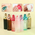 flacons pulvérisation mousse 60ml vert rose noir marron blanc transparent moderne rechargeable
