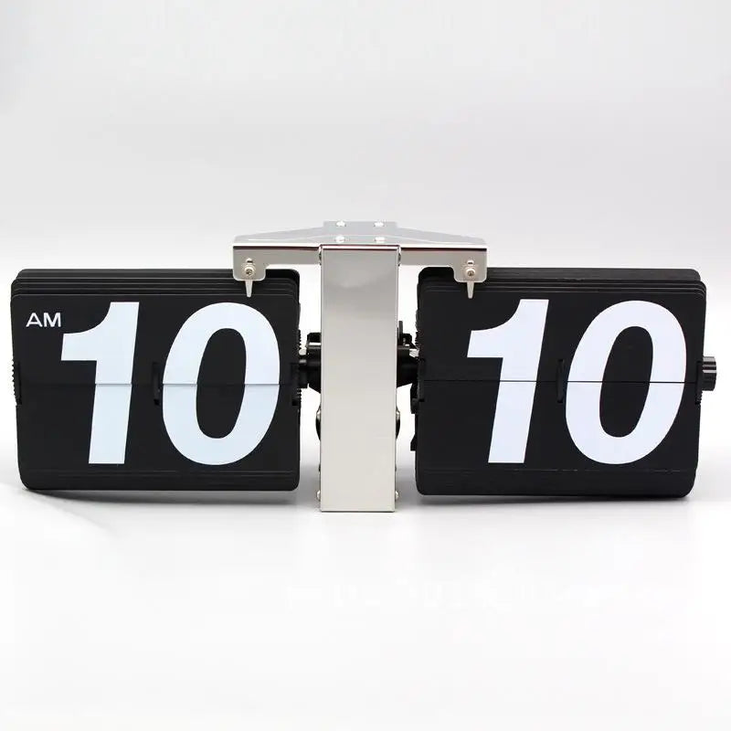 horloge murale quartz flip numérique horloge bleue moderne horloge blanche rétro horloge grise numérique
