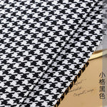tissu houndstooth coton lin résistant 146cm largeur classique multi couleurs bricolage nappe canapé