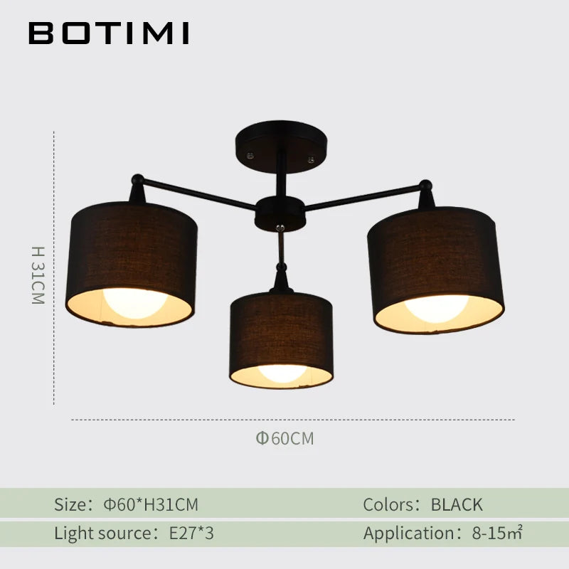 lampe suspendue moderne toile lin blanc noir beige opacité montage encastré led flux lumineux