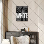 affiche murale MJ pop art photo noir blanc decoration maison 30x40cm erotique minimaliste